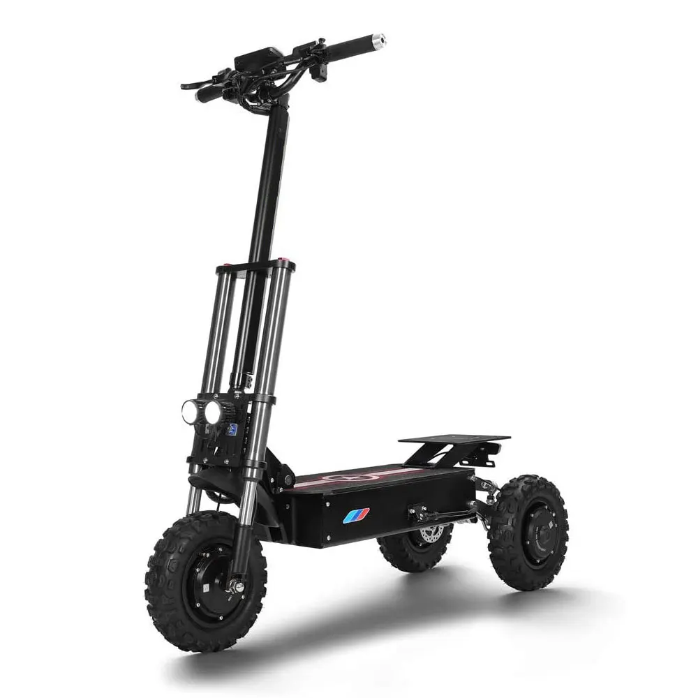 3 Wheel Electric Scooter Tricycle, Heavy Duty 11Inch Off Road Electric Scooter, 150Kg Load Powerful Adult Electric Scooter