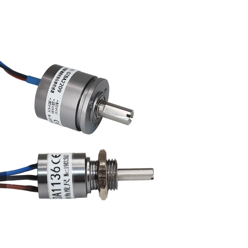 Angle sensor digital potentiometer Hall sensor 0-360 degrees current voltage non-contact GTA GTB 5V power supply