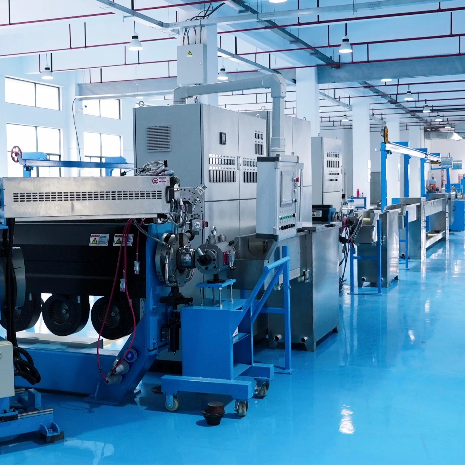 Factory OutletPower Cable Extrusion Machine, Wire And Cable Extruder Machine