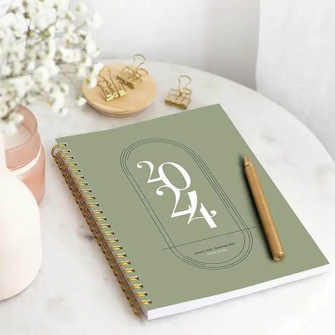 2024 Wholesale Custom Daily Weekly Monthly Agenda Academic Calendar Planner
