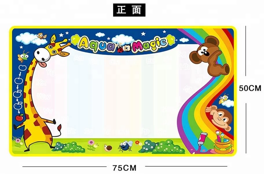2019 new painting toy child kid magic doodle water drawing mat,drawing mat for kids,aqua drawing mat