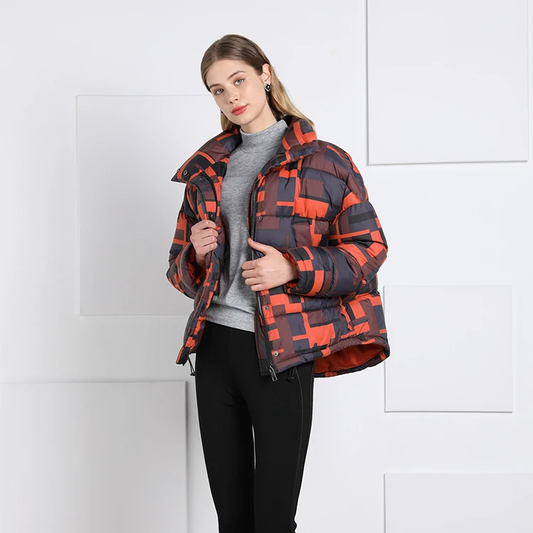 
Womens Down Coat Down Parka Puffer Jacket With Fur Hood for Women 