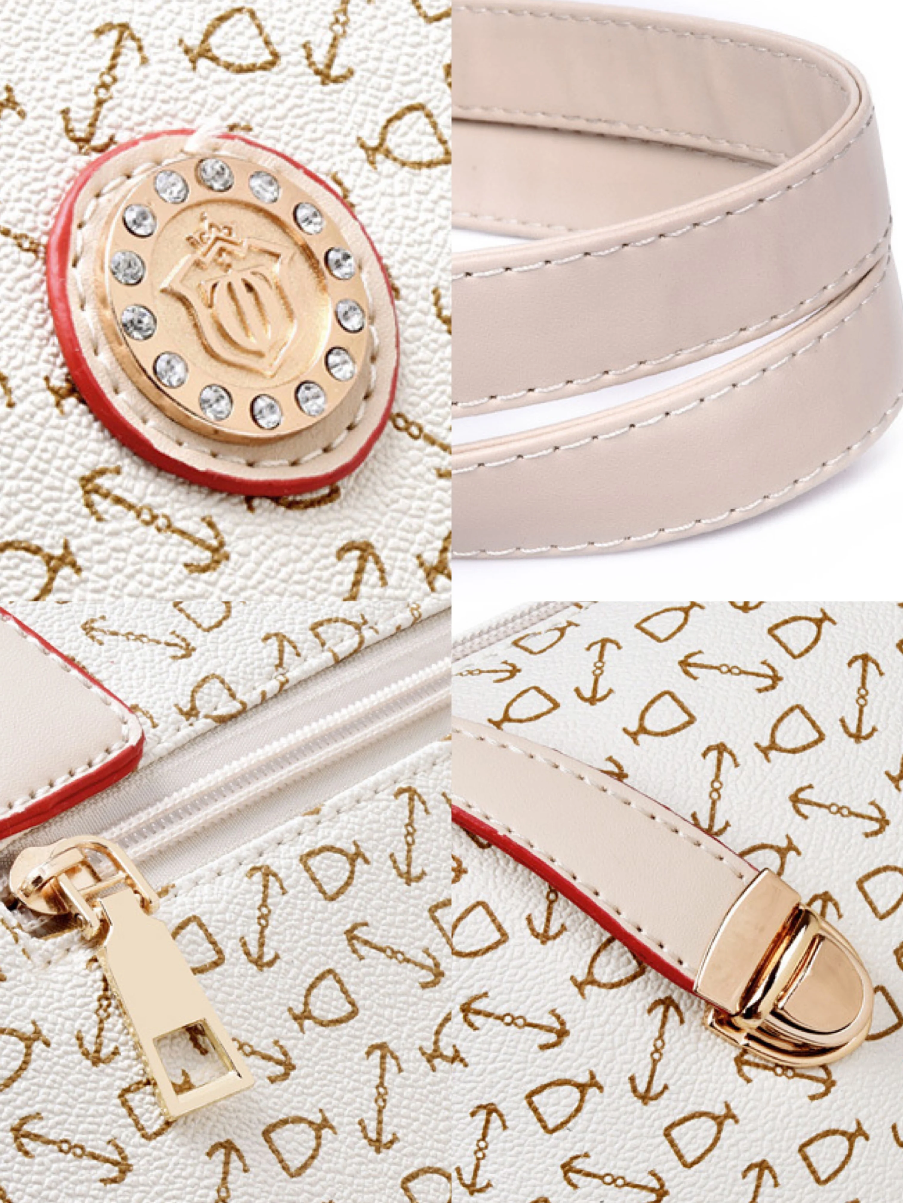 New Luxury Brand Women Handbags Set PU Leather Purse Bags Shoulder Messenger Bolsa Feminina 6pcs set Ladies Handbag