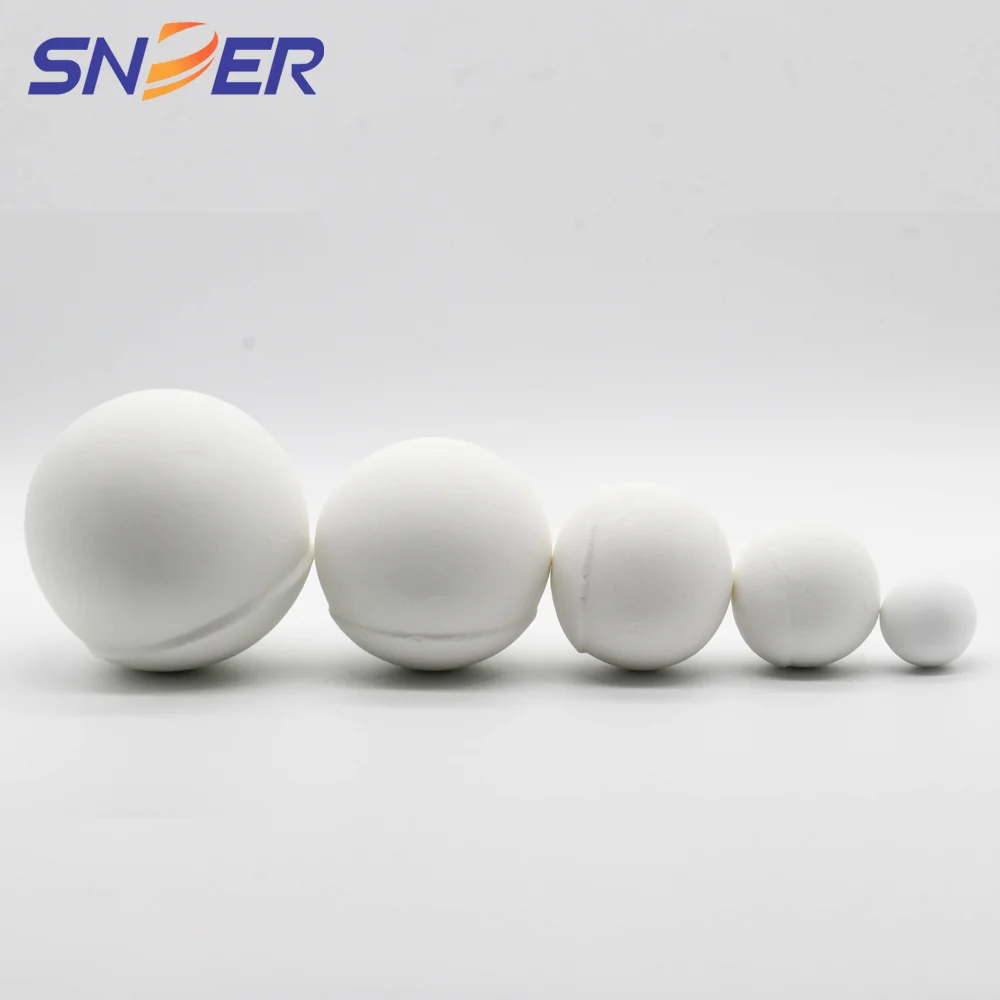 Ceramic industrial packing ball Inert Ceramic Alumina Support Media zirconia balls