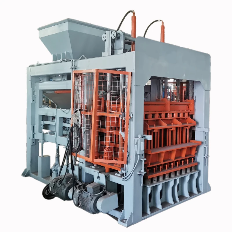 Автоматическая Бетонная Брусчатка Машина изготовляющая кирпичи QTY12-15 по производству Бетонных Блоков
