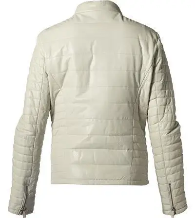 Top Quality Wholesale New Design Breathable Women Soft Down Leather Jacket Sheepskin Puffer Jacket For Women