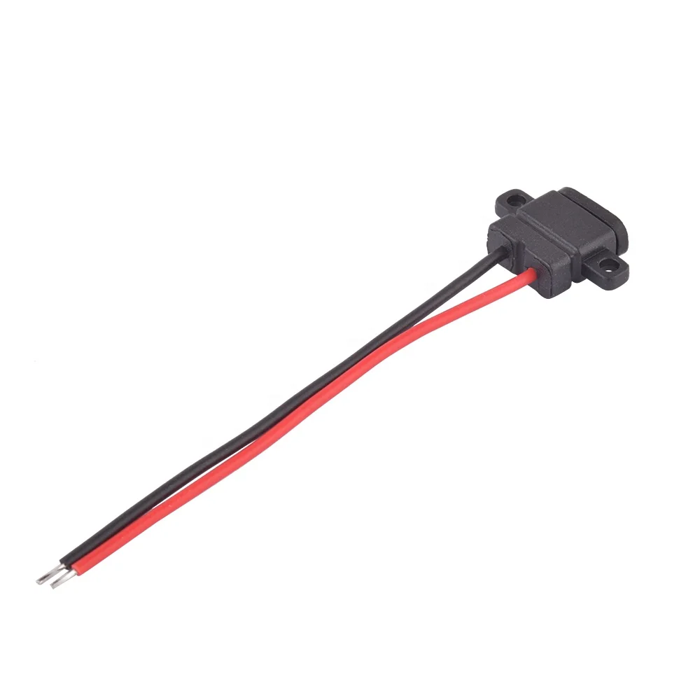 USB C 2Pin Add Welding Line Waterproof Ipx5 Connector