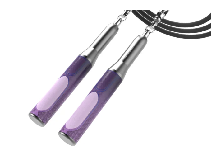 New Design Bead  Chinese Electric Interchangable Long Handle Pvc Jump Rope