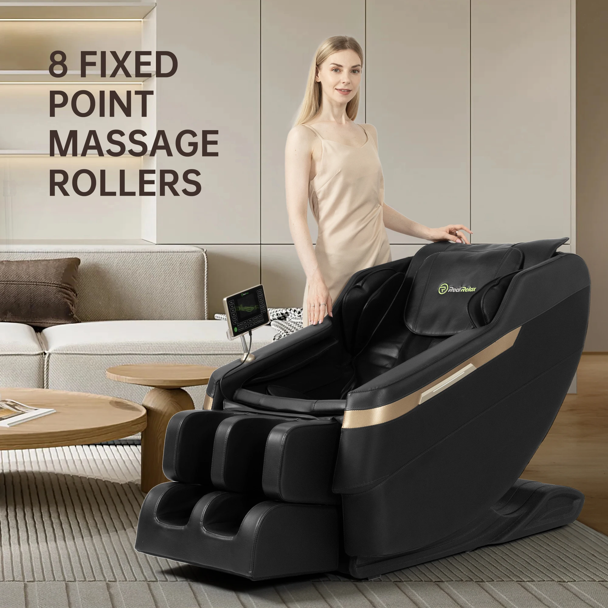 REALRELAX wholesale Full Body Airbag Massage recliner Zero Gravity Customized Massage COST EFFECTIVE Massage Chair