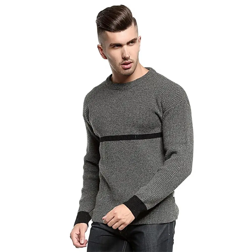 Sweden Antique Man Amry Tactical MILITARY UNIFORM 100% Wool Military Sweater Round Neck Winter Pullover