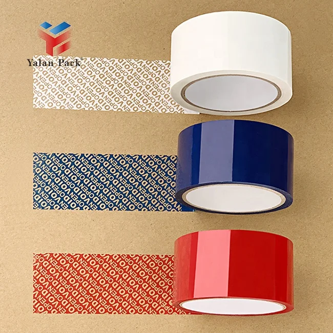 Wholesales Customised Adhesive Packing  Tape Logo Printed Adhesive Security Tapes