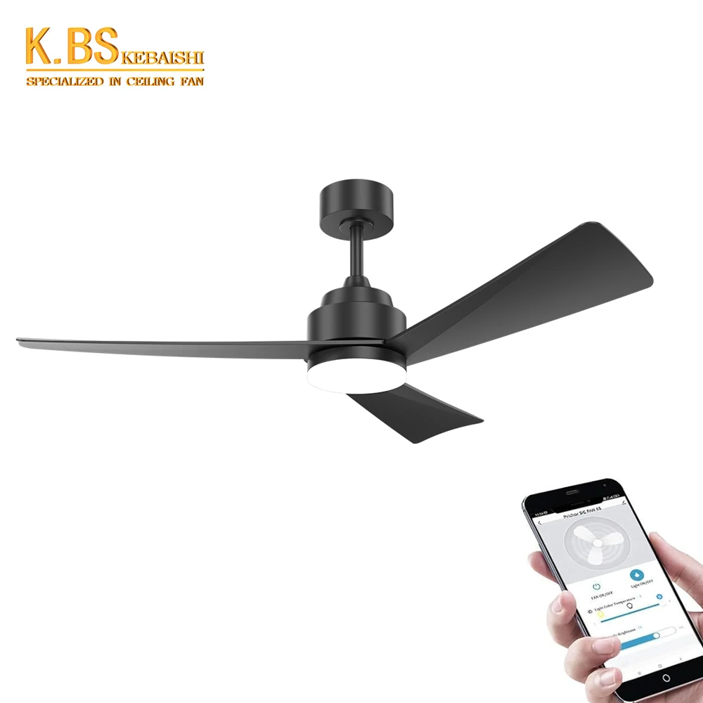 Modern Cartoon Girl Pink Ceiling Fan 52 Inch DC AC Motor Ceiling Fan With Light And Remote Control