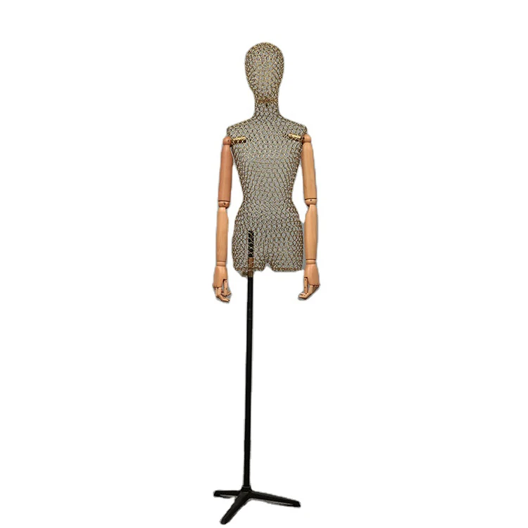 Window Shop Display Clothing Lady Stand Manequins Women Half Body Female Mannequin Woman With Arm