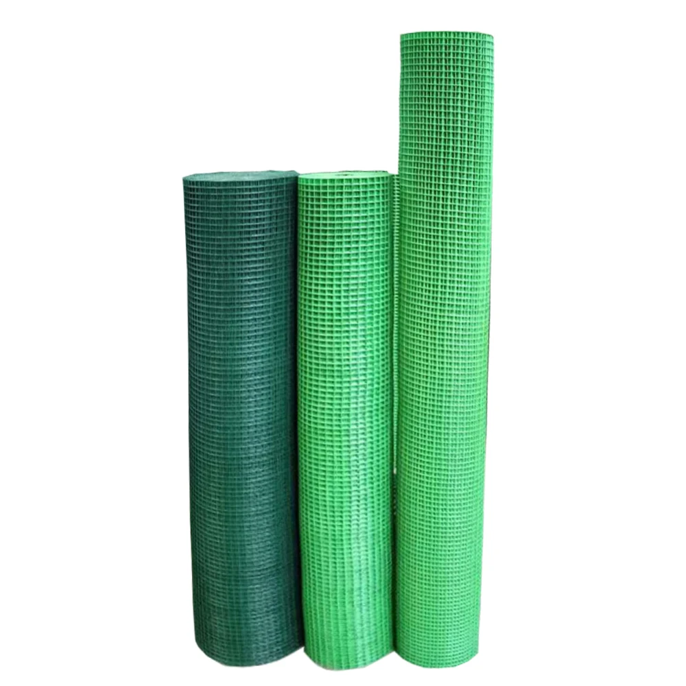 Green color  Welded Wire Mesh Pvc Coated Welded Wire Mesh Farm Fence