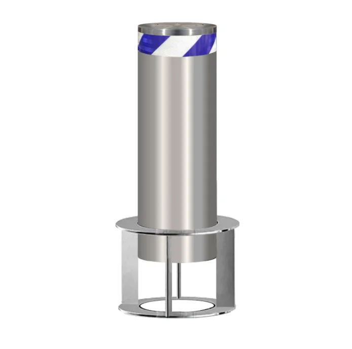 Road Blocker Lifting Rising bollards Solar Mechanism Remote Control Parking Traffic Warning Column Bollard
