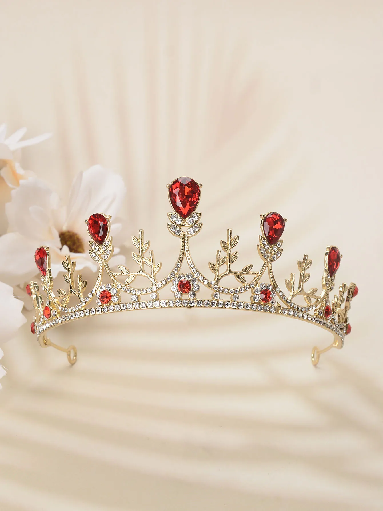 New arrival princess elegant metal hair accessories baroque tiara bride crown for party
