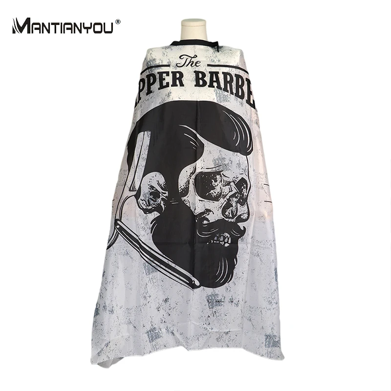 High quality professional printed polyester waterproof haircut hair salon hairdressing barber capes