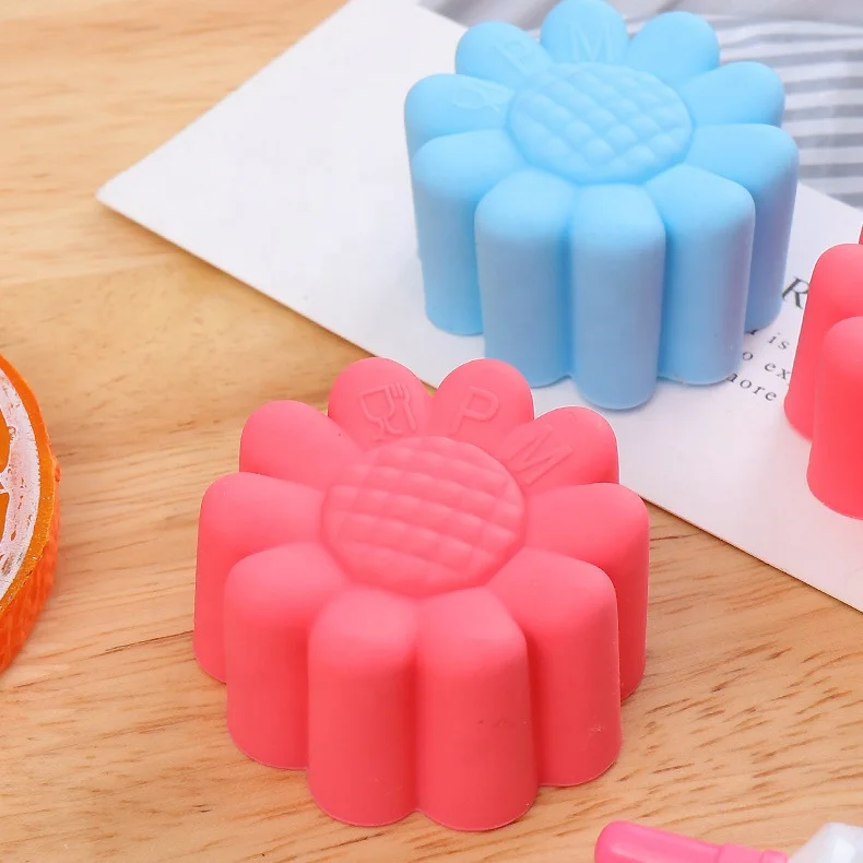 High Quality Flower Shape Chocolate Silicone 3D Molds Food Grade Silicone Cake Tools Christmas Silicone Cake Mold