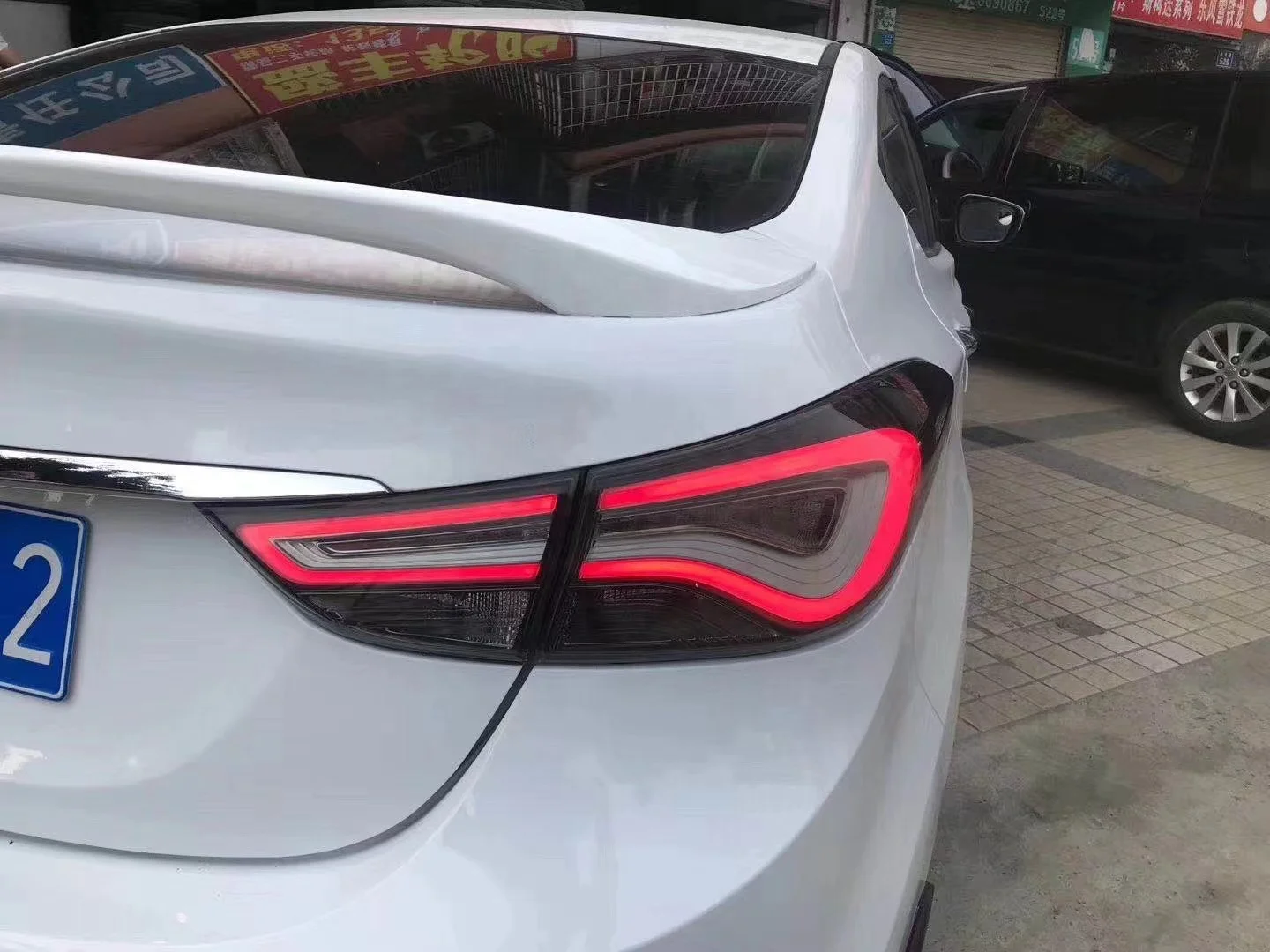 Car Front Bumper Taillights Accessories body Kits For Hyundai Elantra 2011 2012 2013 2014 2015 2016 Body Kit Exterior Parts