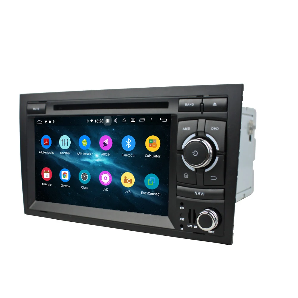  KD-7038 KLYDE Headunit Android10 Car Video Recorder Auto Radio Multimedia GPS Navigation Multi- touch Screen Player for A4