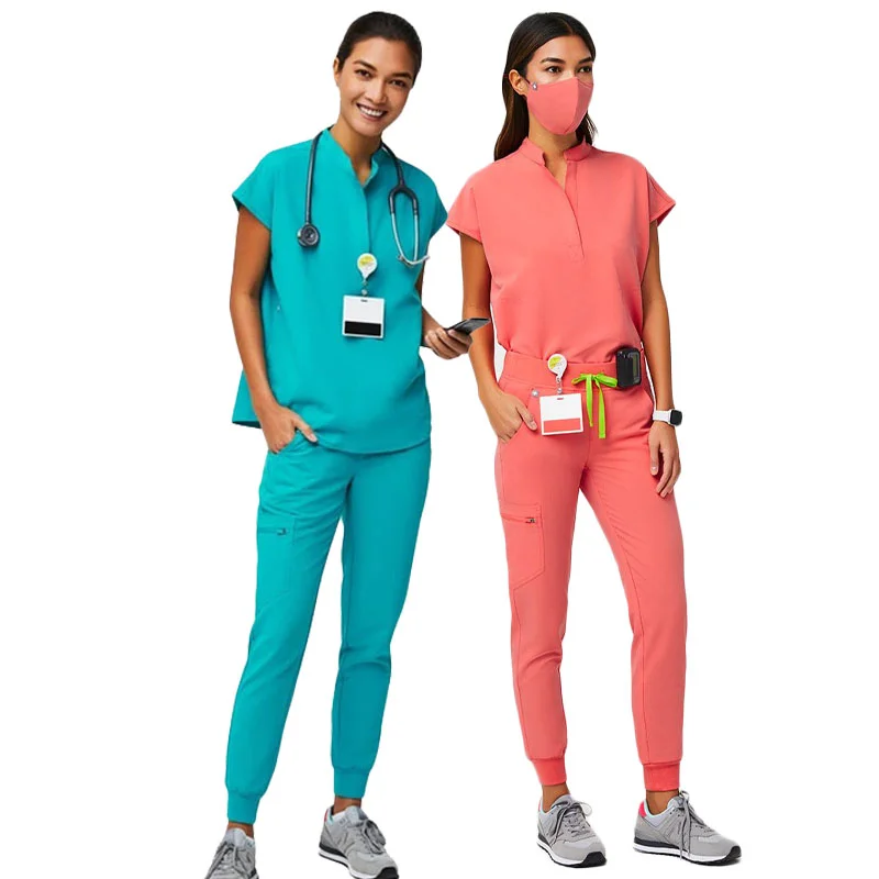 Doctor uniforms medico nursing scrubs uniform clinic scrub sets short sleeve nursing scrub suit