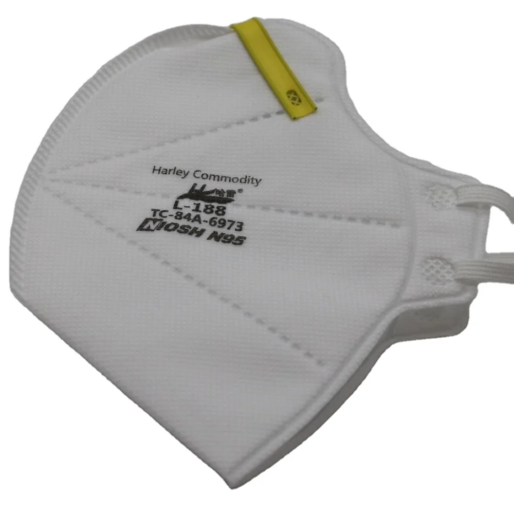 Factory Wholesale Disposable Half Face Masks N95 Approved Respirator with Melt-blow Filter