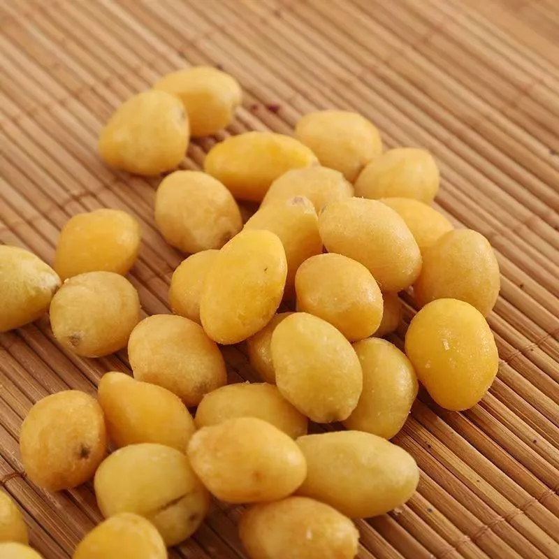 Ginkhole Direct Factory Sale Additive-Free Crispy Fried Ginkgo Nut Kernel Snacks Original Flavor Hard Ready-to-Eat Salty Taste