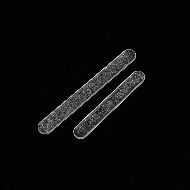 High quality Wholesale Gift Custom Logo Durable Crystal Glass Nail File