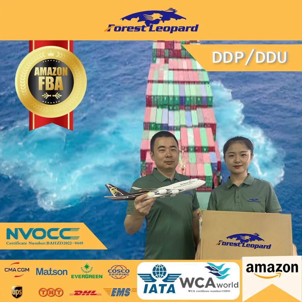 FBA shipping Cargo DDU DDP Shipping Sea Freight Forwarder Cheapest Charge Rates Ocean Transportation to USA Transit Time