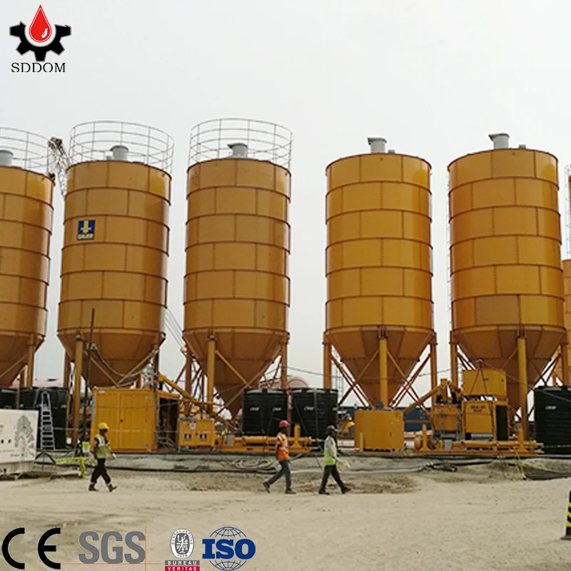 High quality bolted type vertical 30 ton to 1000 tons cement silo storage concrete batching plant silo price cement silo