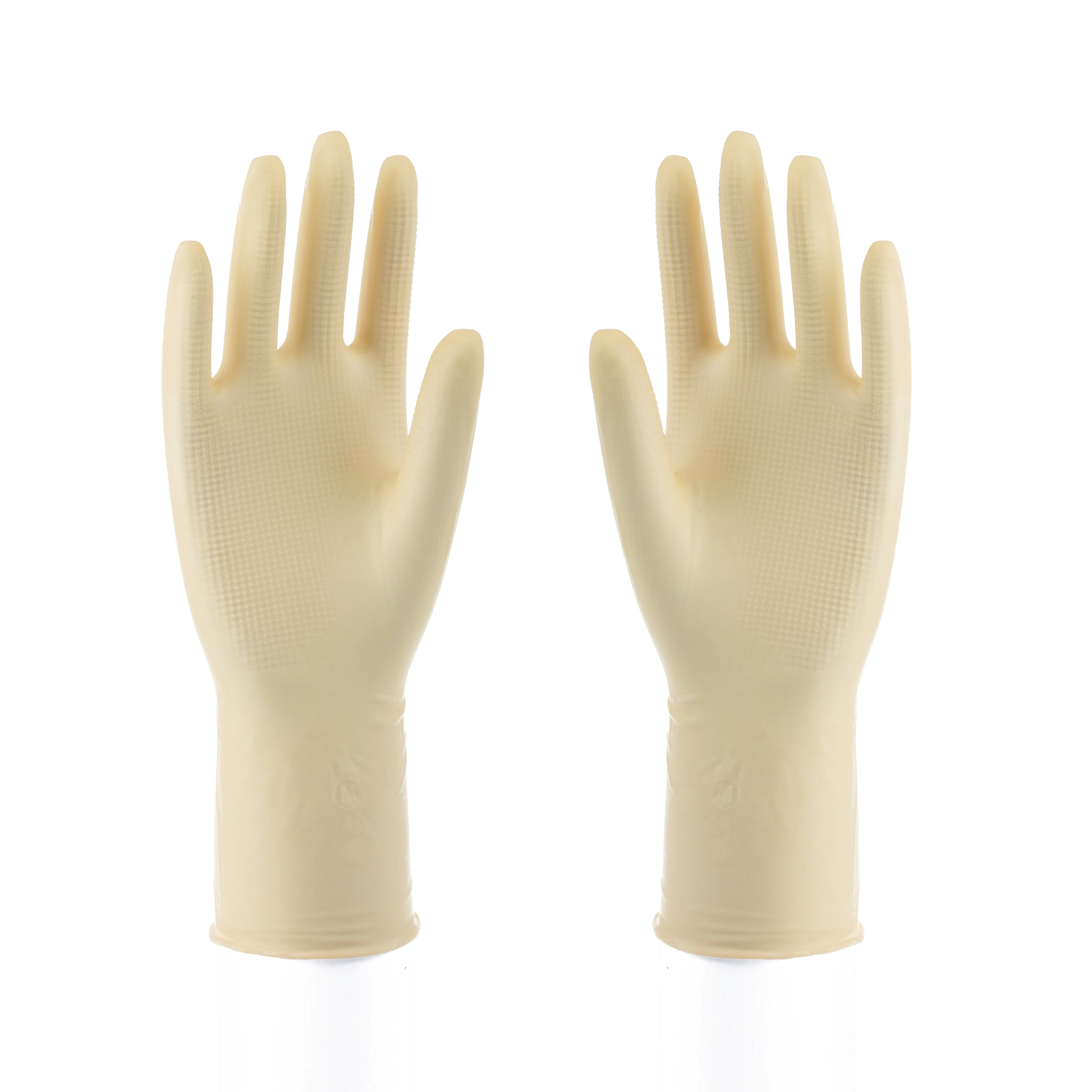 Waterproof and heavy-duty construction industry work chemical resistant latex rubber gloves