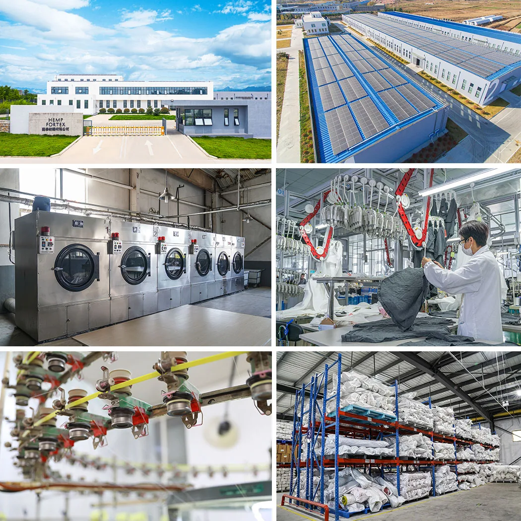 Устойчивая Экологически чистая конопляная переработанная полиэфирная Органическая хлопчатобумажная тянущаяся ткань