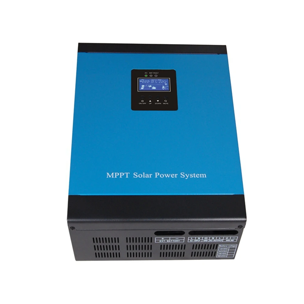 High Performance 7000W 96v Dc To Ac 220v 230V Pure Sine Wave Power Inverter Off Grid Hybrid Build In Mppt  Solar Inverter