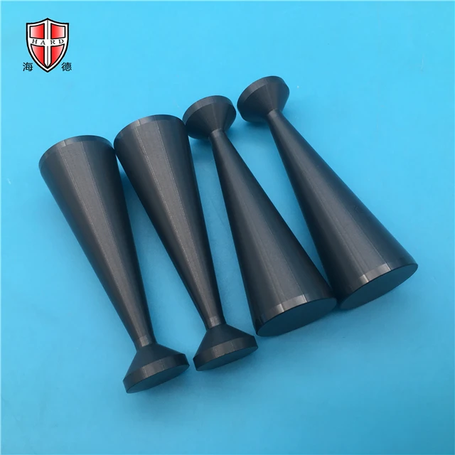 precise cnc machining silicon nitride ceramic tapered conical parts