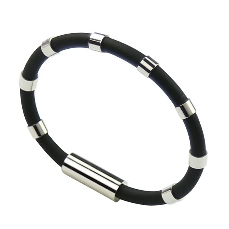 Wollet Antistatic Bracelet Magnetic Therapy Health Silicone Negative Ion Bracelet
