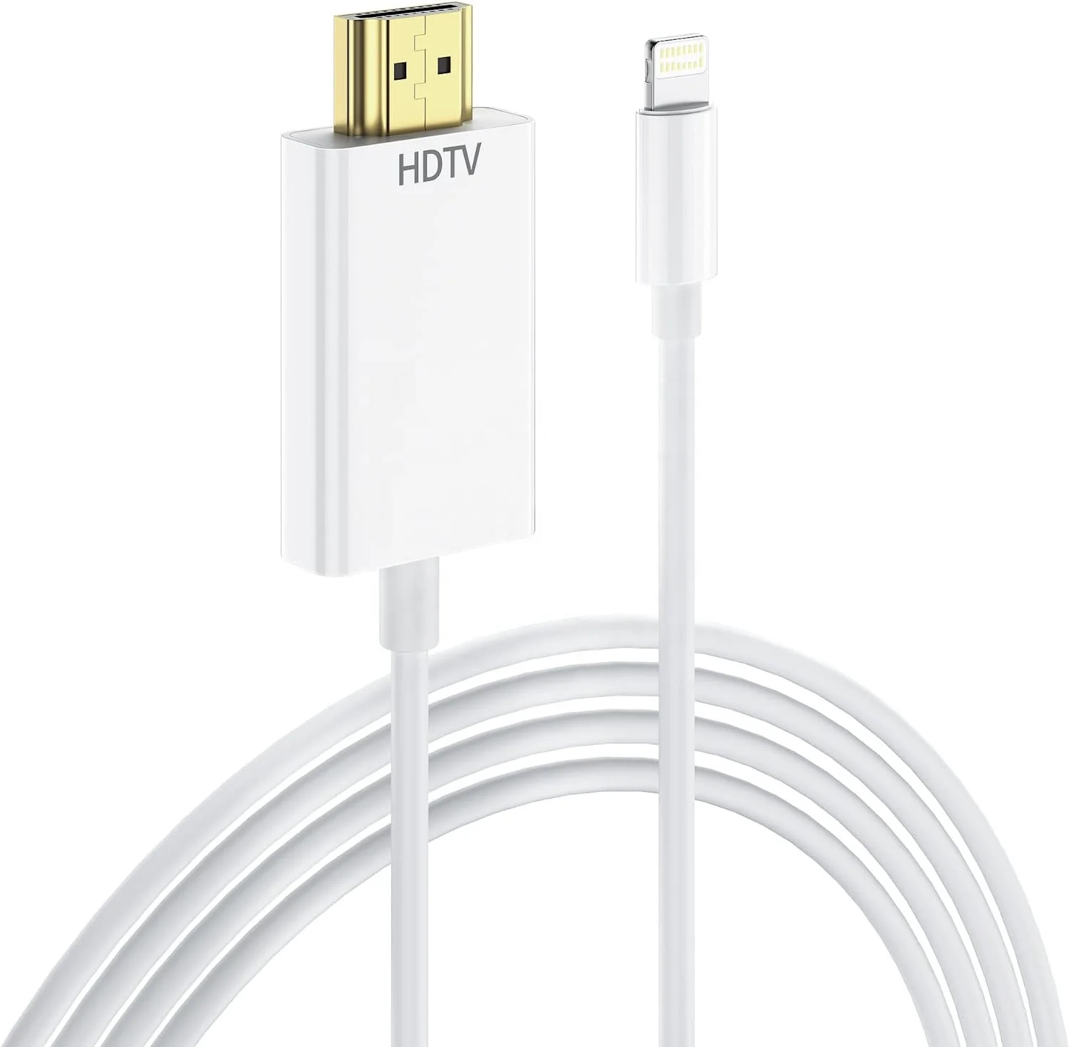 1080P 2 in 1 Hdtv For Lightning 8 Pin To HD  MI Digital TV AV Adapter Cable For iPhone To TV HDMI Adapter Cable For Apple