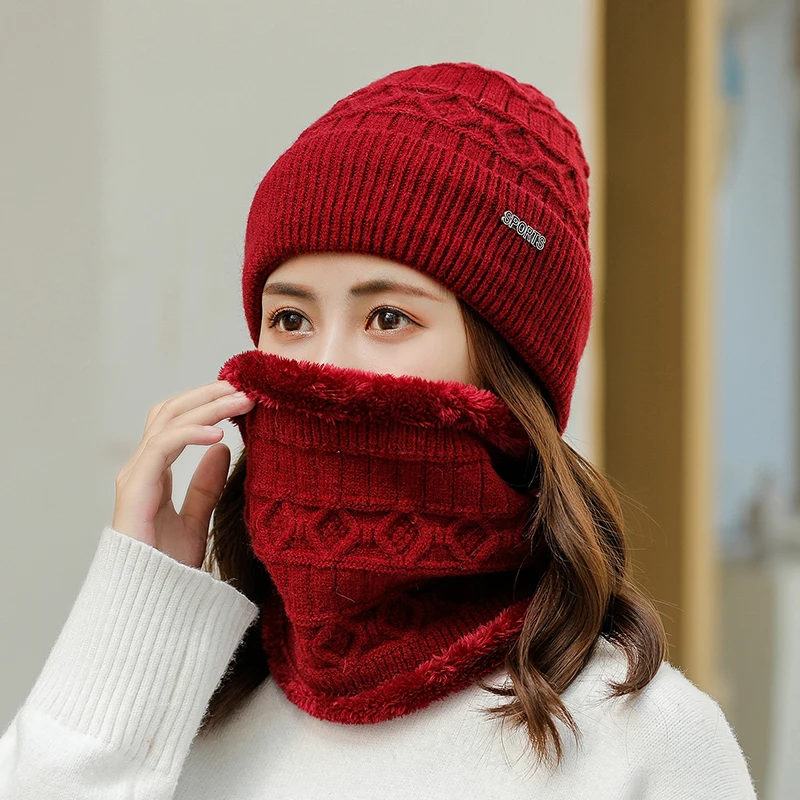 New Model Autumn Winter Keep Warm Adult Hat Fashion Women Winter Knitted Hat For Women