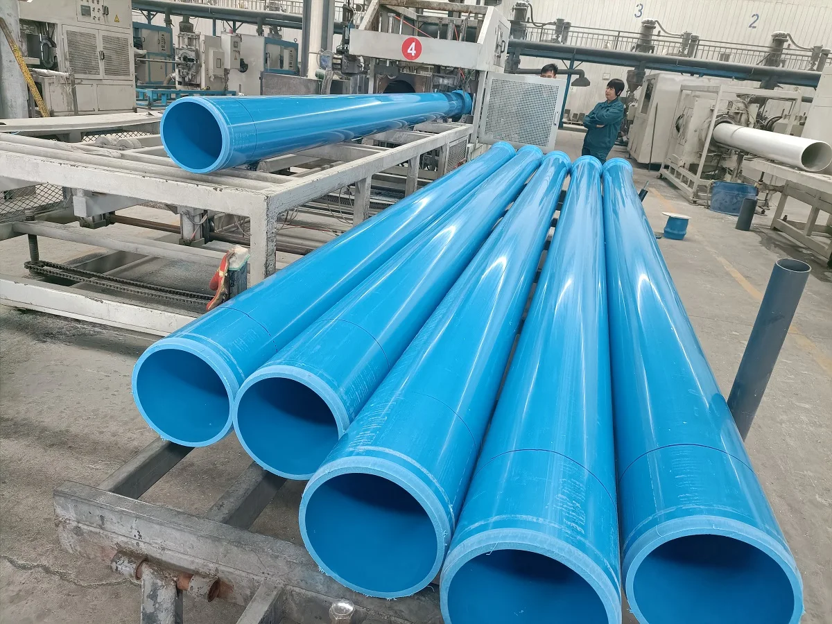 Factory Sale 4/ 6/ 8/ 10 inch Integral Rubber Gasket Bell PVC Pipe AWWA C-900 DR-14 /18/ 25