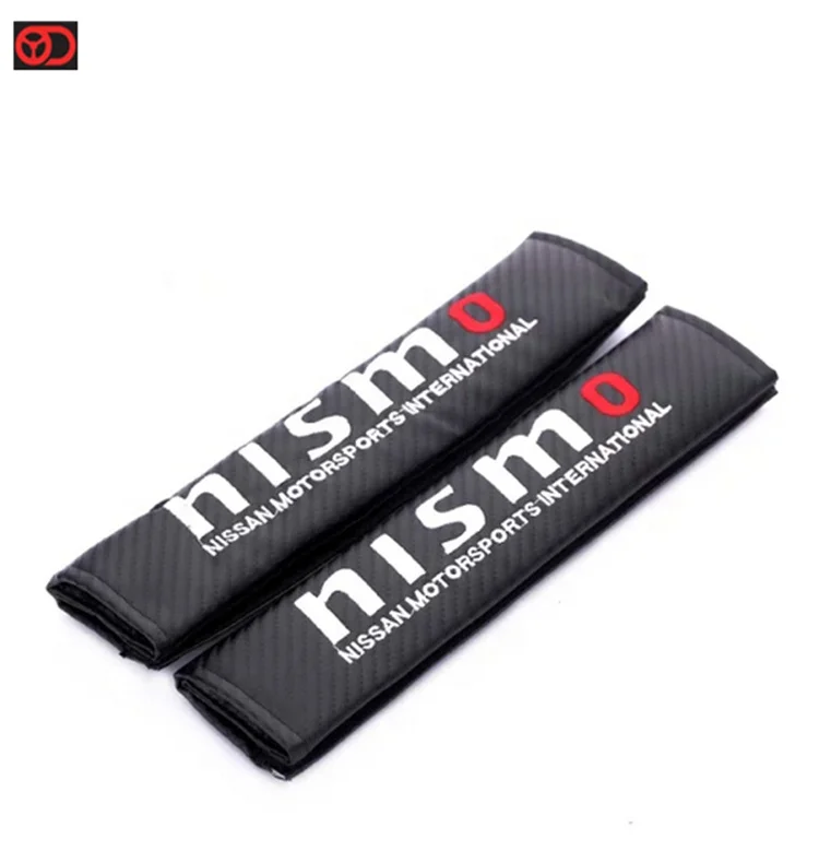 
Customization Carbon Fiber Safety First Seat Belt Cover Shoulder Pad Cushion Seat Belt Cover for Nismo 