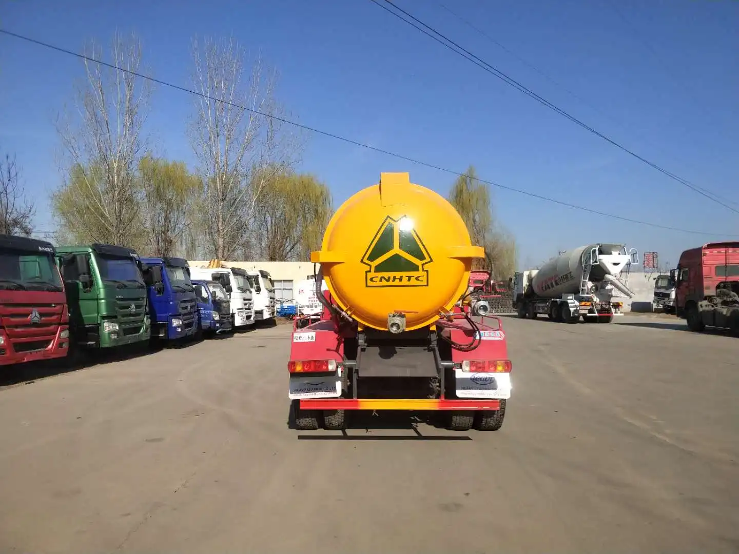 Used HOWO suction Sewage Truck
