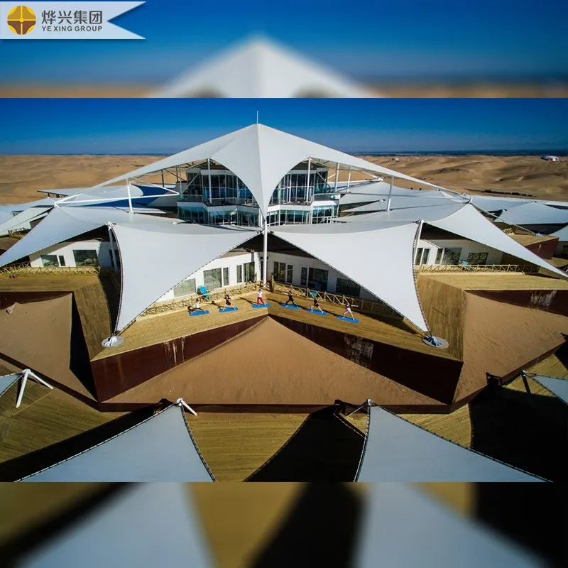 Shandong Fabric Membrane Structure Canopy Supplier Jiangsu Tension Film Canopy Wholesale Membrane Structure Roof