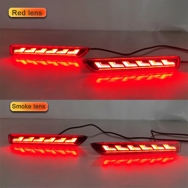 LED Rear Bumper Reflector Tail light For Nissan Sylphy Teana 2022 2023 2024 Murano 2016 - 2021 Brake Lamp Turn Signal light