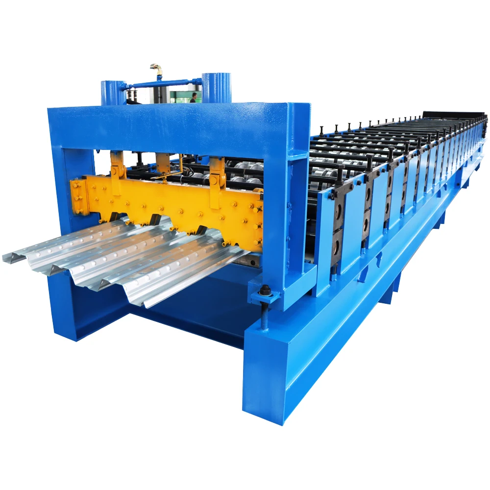Fully Automatic Composite Metal Floor Decking Rolling Forming Machine Line