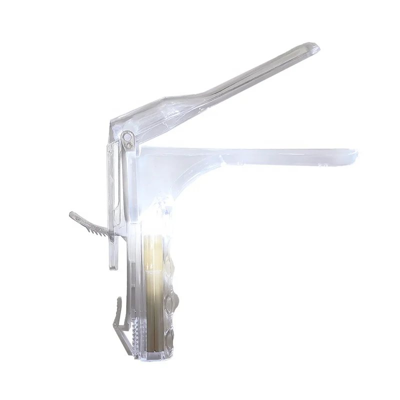 Hospital High quality disposable medical fastener type Vaginal Speculum