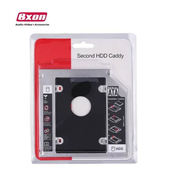  Универсальный 12 7 мм SATA 3nd SSD жесткий диск HDD Caddy для компакт-дисков DVD-ROM оптического устройства-алюминиево-магниевый
