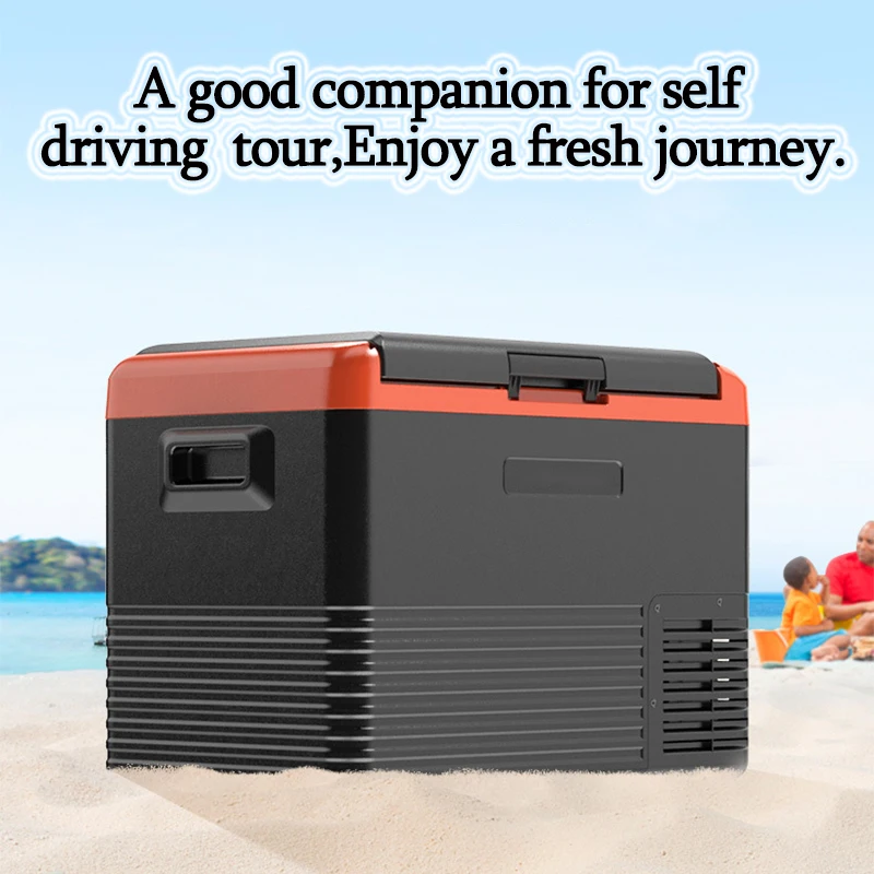 40L vehicle mounted compressor refrigeration 12V24V, car household dual purpose refrigeration freezer.