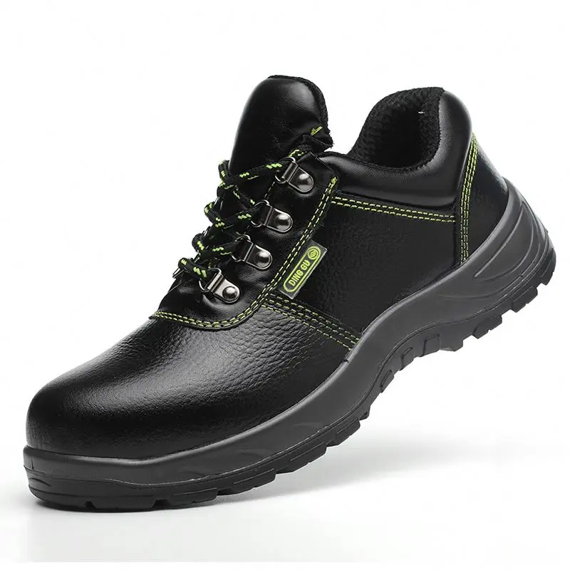 TY   China factory good price South Asia man leather Safe Shoes Steel Toe Light Weight construction safe Shoes for men
