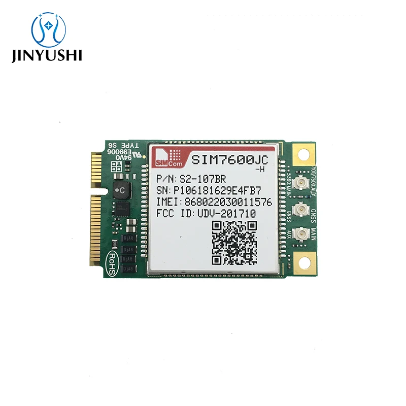 SIMCOM SIM7600JC-H Mini Pcie Modem LTE CAT4+GPS Module SIM7600X-H with AT Commands Newest Firmware datasheet hardware design