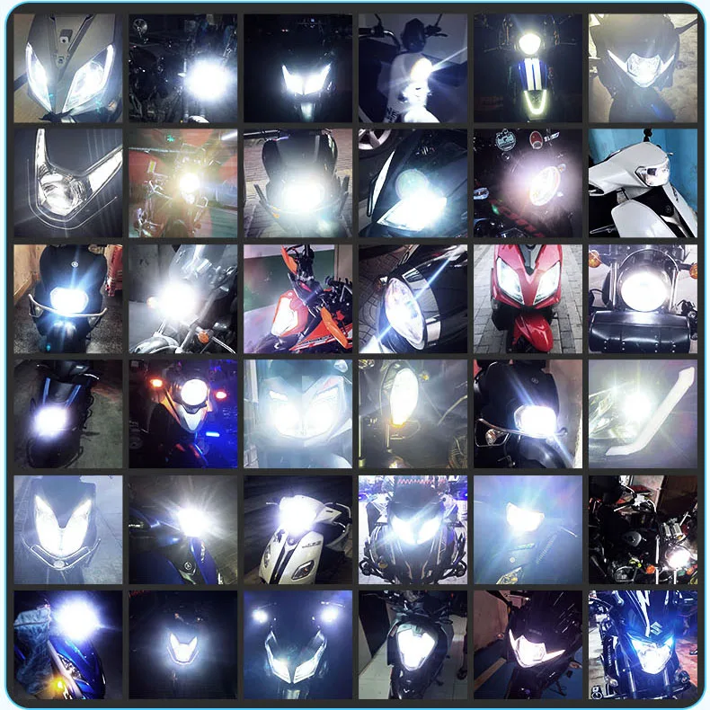 Factory Price 60W LED Motor Bulbs Auto Motorcycle H4 LED Headlight Z6