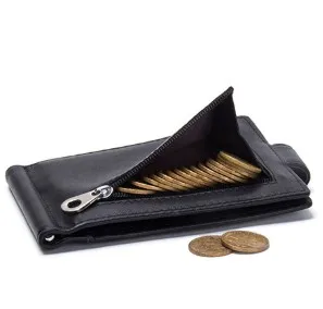 New Designer Cow Skin Leather Zip Key Chain Wallet Man Brand Coin Purse With Wallet Set